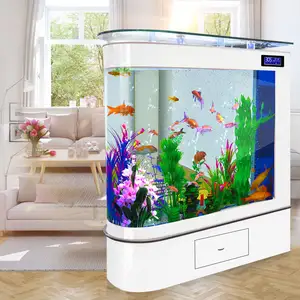 Xitu Aquário de vidro transparente acrílico de alta qualidade Aquário Ecológico para aquários pequenos e médios