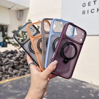 Coque de téléphone antichoc pour femme avec support rotatif à 360° et dissipation créative de la chaleur pour iPhone 18 Pro Max 17 16 15 14 13
