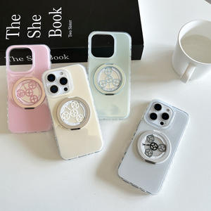 Nouveau Design <span class=keywords><strong>Gear</strong></span> 360 support de Rotation PC pare-chocs Aati-goutte housse de téléphone pour <span class=keywords><strong>iPhone</strong></span> 17 16 15 14 13 12 11 - Product Image 1