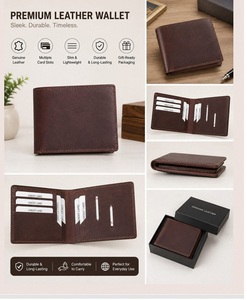Premium Fold Genuine Leather <b>Wallet</b> with Multi <b>Card</b> <b>Holder</b> and Cash Pocket from India - Product Image 3