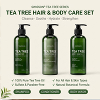 Gel Douche Hydratant et Nourrissant à l'Huile d'Arbre à Thé Marque Blanche Nettoyage en Profondeur Sans Sulfate Fournisseur en Gros OEM