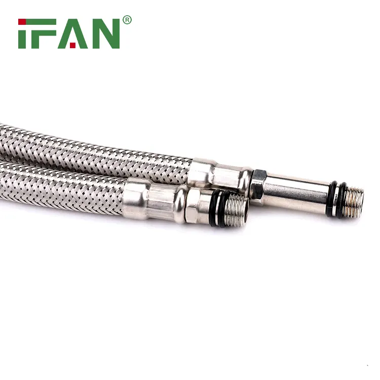 IFAN Stainless Steel Braided Flexible Hose Plumbing Flexible Hose Pipes For Water