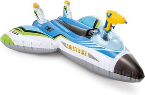 Bouée gonflable personnalisée en gros, directement de l'usine, pour enfants - Jouet de <span class=keywords><strong>piscine</strong></span> mignon en forme d'avion pour les jeux aquatiques estivaux - Product Image 2
