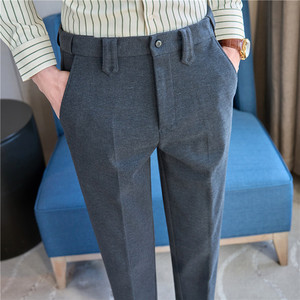 Nuovi <span class=keywords><strong>Pantaloni</strong></span> Casual da Uomo di Alta Qualità, <span class=keywords><strong>Pantaloni</strong></span> Eleganti da Completo per Uomo - Product Image 4