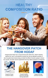 Patch pemulihan pesta Formula alami tahan lama OEM/ODM kemasan Hangover Plus Patch - Product Image 4