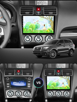 Coche Android de 9 pulgadas para REPRODUCTOR DE DVD con navegación GPS integrada para Subaru Forester XV WRX 2013-2017 Multimedia y función DSP