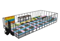 SANXIU - Equipos para Parques de Trampolín Interiores para Niños, Área de Juegos Comercial con Piscina de Pelotas, Pared de Escalada, Bloques de Espuma, Venta al por Mayor de Fábrica