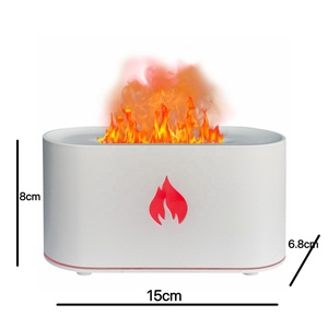 <strong>Mini</strong> Flame Visual <strong>Diffuser</strong> <strong>LED</strong> Dynamic Fire Effect Essential Oil Vaporizer with Humidifying Function Aromatherapy Machine - Product Image 5