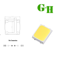 Chip LED SMD 3030, 2700/3000/3500/4000/5000/5700/6500,  Luz Blanca Cálida/Verde,  Potencia de Entrada,  Tipo Patch