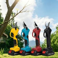 Draadloze elektrische snoeischaar, oplaadbare takkenknipper met SK5-mes, max. snijbreedte 25 mm voor tuin & boomgaard