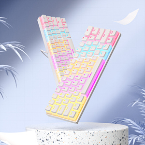 ANcreu Có Dây Bàn Phím Cơ Khí Bánh Pudding Keycaps Có Dây Mini Bàn Phím 61 Phím ABS Cho <span class=keywords><strong>PC</strong></span> Máy Tính Xách Tay 50 USB RGB Bàn Phím Đàn <span class=keywords><strong>Piano</strong></span> 21 Phím - Product Image 4