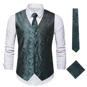 King Mcgreen Star Boda Hombres Traje <span class=keywords><strong>Chaleco</strong></span> Slim Fit Elegante Floral <span class=keywords><strong>Chaleco</strong></span> para hombres Elegante Traje de alta calidad Chalecos hechos - Product Image 4