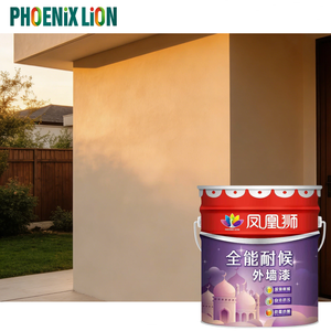 Revêtement mural extérieur à base d'eau de haute qualité, résistant aux UV, lavable, agent d'étanchéité pour bâtiments modernes et anciens - Product Image 4