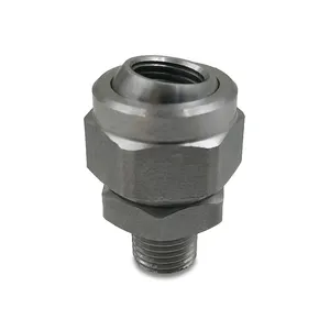 Custom SS155 Universal Ball Joint Nozzle Threaded spherical nozzle adapter for Kinds of Nozzles