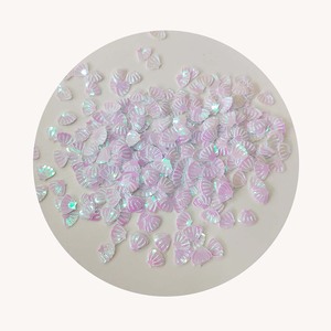 500g de paillettes en PVC en forme de coquillages de mer, couleurs mélangées, pour l'artisanat, les paillettes, le scrapbooking, les accessoires <span class=keywords><strong>DIY</strong></span>, les confettis, la décoration de <span class=keywords><strong>mariage</strong></span> - Product Image 3