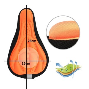 Funda de Asiento 3D para Bicicleta de Montaña, Gruesa, Transpirable, Súper Acolchada, Accesorios de Gel Suave de Silicona - Product Image 2