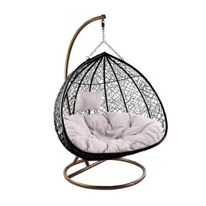 Exclusivo Columpio Doble Tipo <span class=keywords><strong>Nido</strong></span> <span class=keywords><strong>Colgante</strong></span> para Patio, Silla <span class=keywords><strong>Colgante</strong></span> de <span class=keywords><strong>Mimbre</strong></span> y Ratán, <span class=keywords><strong>Hamaca</strong></span>, Silla Columpio para Exteriores - Product Image 3