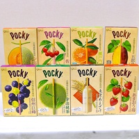 Palitos de Galleta Sándwich de Chocolate Pocky Japoneses de 55g, Galletas Crujientes, Precio de Descuento al por Mayor