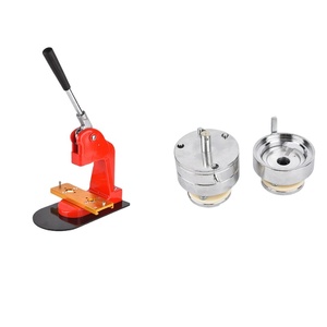 Giá Tốt Nhất Của Nhãn Hiệu Huy Hiệu Nút Máy Làm Với Kim Loại Trượt Tấm Vòng Nút Maker Với Kim Loại Trở Lại Nút Chất Liệu 100 Bộ - Product Image 2