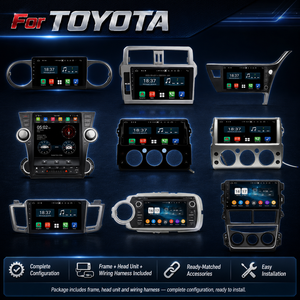 ระบบ <span class=keywords><strong>Android</strong></span> <span class=keywords><strong>Auto</strong></span> ไร้สายสำหรับหน้าจอรถยนต์โตโยต้า พร้อมเครื่องเล่น <span class=keywords><strong>Android</strong></span> ในตัว รองรับ CarPlay วิทยุ บลูทูธ ระบบนำทาง และจอภาพ - Product Image 3