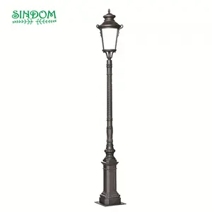 Klassieke Luxe Outdoor Tuin Aluminium Straat Lamp Post Licht Voor Verkoop