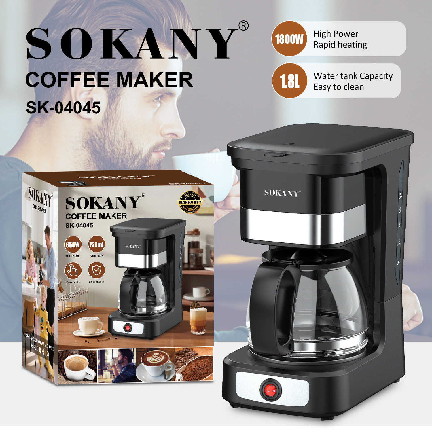 DeLonghi Drip Coffee Maker