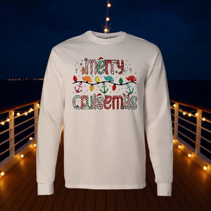 Camiseta navideña de manga larga Merry Cruisemas para amantes de las cruceros, ropa familiar - Product Image 3