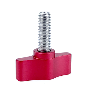 Vis à oreilles réglable en acier inoxydable 1/4-20 <span class=keywords><strong>x</strong></span> 1 pouce, bouton en aluminium, vis à oreilles filetée, vis de montage pour appareil photo - Product Image 4