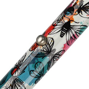 Aluminum Alloy <b>Walking</b> <b>Stick</b> Printed Design 83-95cm Adjustable For Elderly Support - Product Image 3