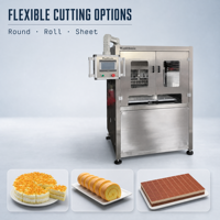 Trancheuse à gâteau roulé électrique à ultrasons Wanli en acier inoxydable avec écran tactile pour équipement de boulangerie, coupe-pizza triangulaire