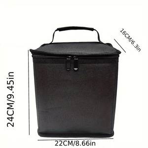 Bolsa de almacenamiento de tanque de gasolina portátil para acampar al aire libre, soporte de cilindro de butano para estufa de tarjeta con espacios para tazas de cerveza y agua - Product Image 2