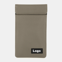 Étui de téléphone anti-rayonnement Faraday en cuir uni, pochette de protection pour téléphone portable, sac étanche compatible avec iPhone