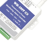 WAYHANG WH-500T Controlador de Alarma Inalámbrico GSM 4G de 2 Canales con Monitoreo de Temperatura de Precisión, Control Remoto por SMS, Llamadas y Aplicación