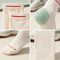 Chaussettes de sport en tricot éponge pour l'automne, respirantes, à séchage rapide, antidérapantes, avec logo personnalisé