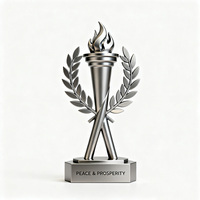 Fabricant Support Free Design Metal Gold Trophy Awards Trophée personnalisé Taille Trophée en métal Design personnalisable