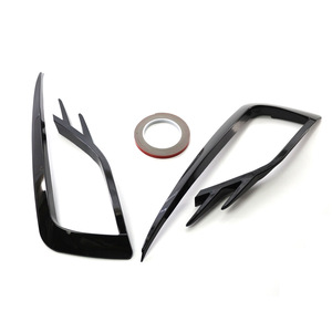 Marco de Rejilla Inferior para Volkswagen Golf 7.5, ABS, Fibra de Carbono, Negro Brillante, 2018-2020, Modificación de Automóvil - Product Image 3