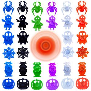 Jouet anti-stress - Spinners de doigts d'Halloween - Motifs citrouille, fantôme, araignée pour des soirées effrayantes, jouet Mochi - Product Image 1