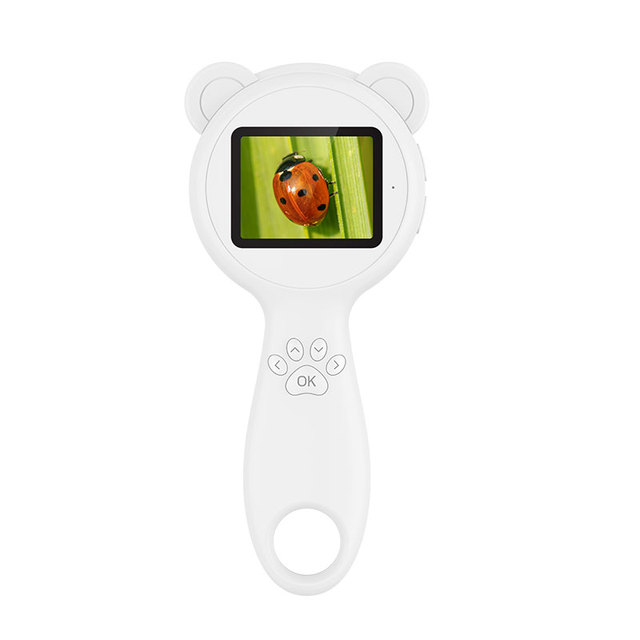 Kids Digital Microscope Camera 40X+ Zoom 2.0" HD Screen 90° Wide Angle LED Light Educational Science Toy
