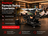 Renixsim F1 4dof Simulador de Carreras de Movimiento FEC Centro de Entrenamiento Competencia VR Sim Racing Plataforma de Movimiento