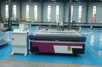 Cortadora de cuchillo oscilante CNC Plotter digital Máquina de corte por láser para ropa de fibra Tela Fibra de vidrio Prepreg Ropa
