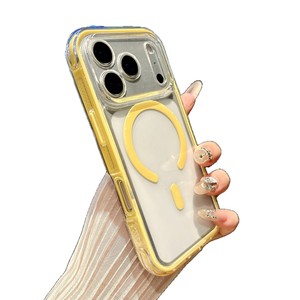 Funda Magnética Transparente 2 en 1 para iPhone 17 Pro Max, Cubierta Transparente Antigolpes con Airbag y Recortes Precisos, Antideslizante - Product Image 1