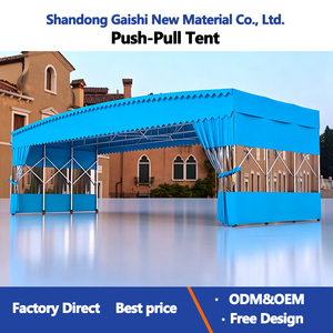 Tenda Industriale Retrattile su Misura con Doppia Copertura, Grande e Mobile, per Deposito Esterno e Officina, Direttamente dalla Fabbrica - Product Image 3