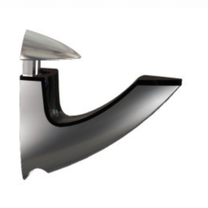 Adjustable Hardware Accessories <b>Cabinet</b> Zinc Alloy Shower Room Storage holder clamp Glass Shelf Bracket - Product Image 2