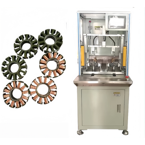 Dual-trạm PLC <span class=keywords><strong>servo</strong></span> quanh co Máy giấy tự động khía quạt động cơ Stator không chổi than bên trong ĐIỀU KHIỂN <span class=keywords><strong>SERVO</strong></span> hoàn toàn tự động - Product Image 1