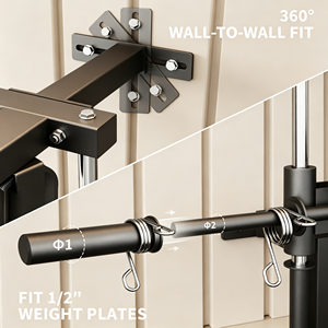 Machine à <span class=keywords><strong>poulie</strong></span> à câble en acier pour la musculation à domicile, idéale pour les exercices de <span class=keywords><strong>tirage</strong></span> dorsal, d'épaules et de triceps - Product Image 5