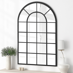<span class=keywords><strong>Espejo</strong></span> de <span class=keywords><strong>ventana</strong></span> decorativo personalizado enmarcado de Metal muebles de sala de estar modernos forma arqueada <span class=keywords><strong>espejo</strong></span> arqueado para colgar en la pared - Product Image 2