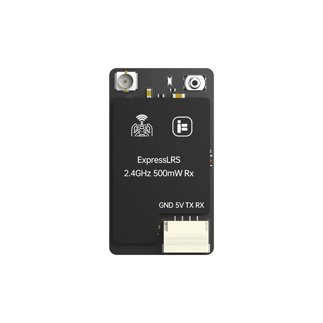 IFlight ExpressLRS ELRS 500mW 2.4GHz 868/900MHz Receiver with 40mm 70mm Single Antenna Support Wifi Upgrade for 3~7 Inch FPV