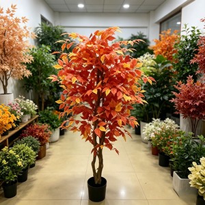 Wholesale Knock Autumn Ficus <b>Tree</b> <b>Artificial</b> Banyan Plant Detachable Modular Design Eco-Friendly Wedding Indoor/Outdoor Decor - Product Image 3
