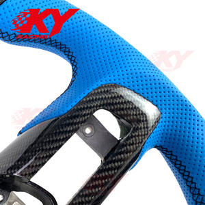 Accessoires de voiture pour Ford Mustang GT GT350 GT500 Shelby 2015-2023, volant sport racing en fibre de carbone - Product Image 3