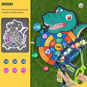 Jeu de fléchettes à balles collantes, jouets éducatifs pour enfants, jeux d'arc et de flèches d'intérieur et d'extérieur, jeux de fête pour garçons, jouets sensoriels pour enfants - Product Image 3